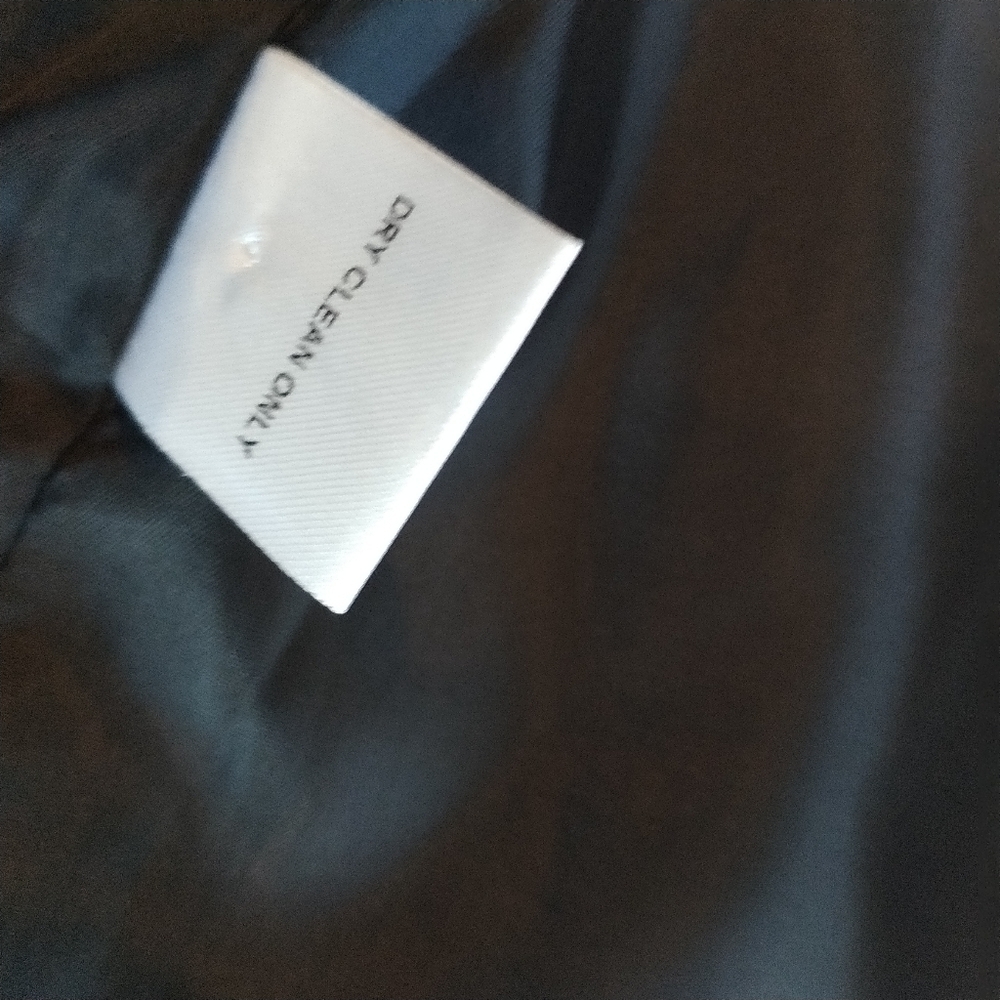 Appleseed's Petite 100 Silk black Tweed Blazer Jacket 10P - Picture 7 of 12